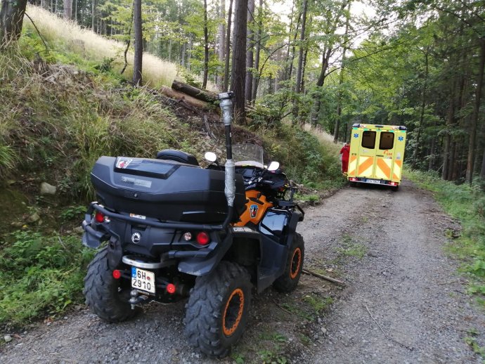 Záchrana ženy se silnou alergickou reakcí