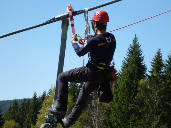 Záchranáři cvičili na Šumavě