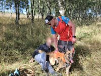 Úspěšné pátrání po zraněné houbařce