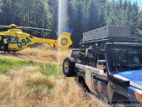 Smrtelná nehoda bikera v Krušných horách.