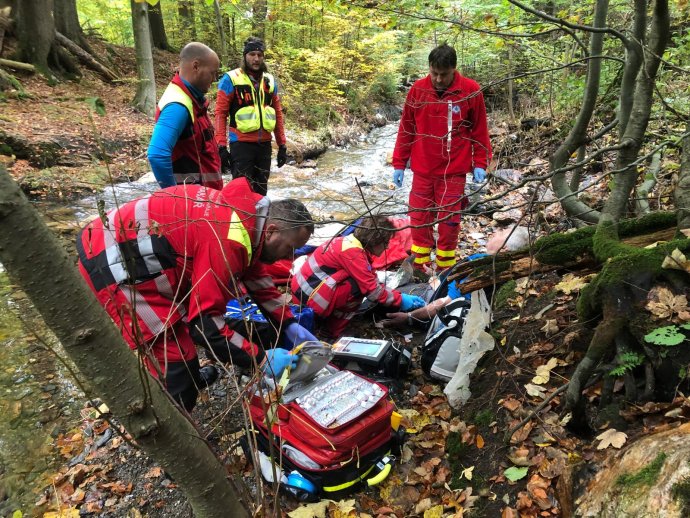 Houbaření o lázeňském pobytu a spolupráce IZS