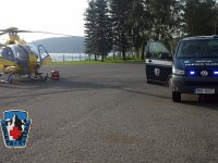 Úraz cyklisty v Jizerských horách