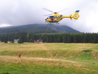 Záchrana turistů z Modrého dolu