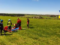 Těžký úraz cyklisty na Bouřňáku