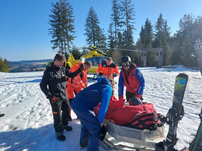 Zraněný chlapec z Dánska