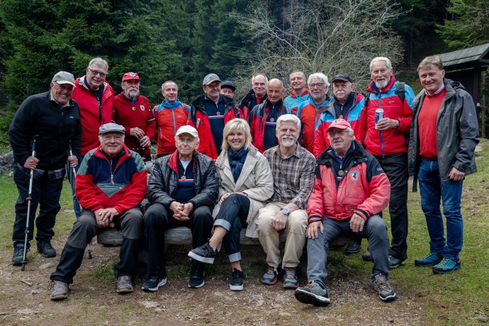 Prezident na túře se záchranáři