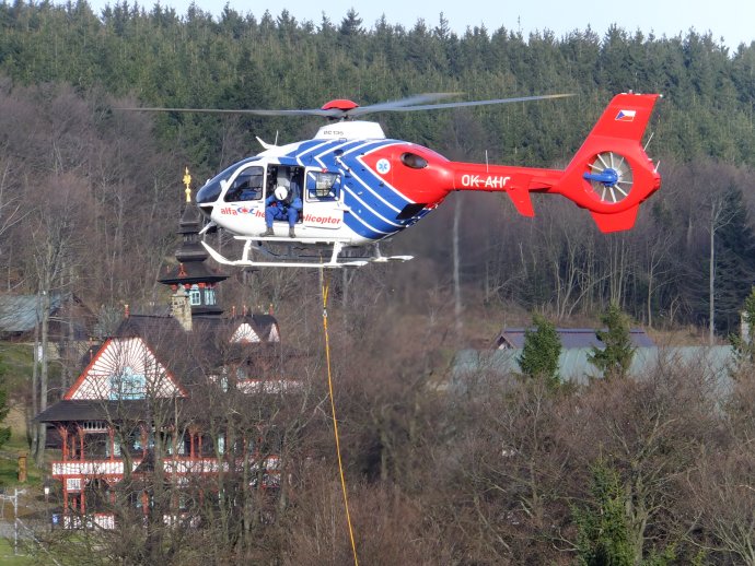 Letecký výcvik HS Beskydy a Alfa-Helicopters