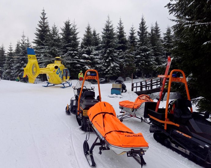 Náročná resuscitace na hřebenech