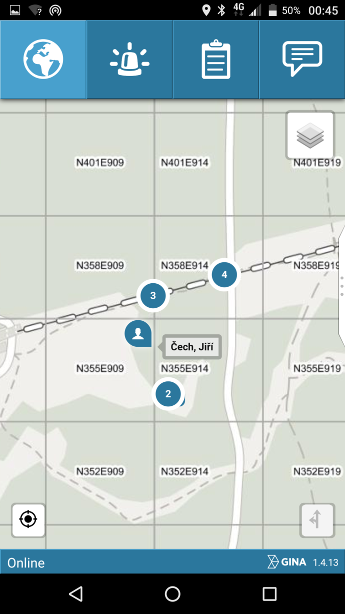 Snímky GINA z noční akce