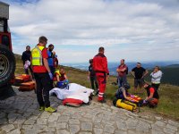 Úspěšná resuscitace na Sněžce