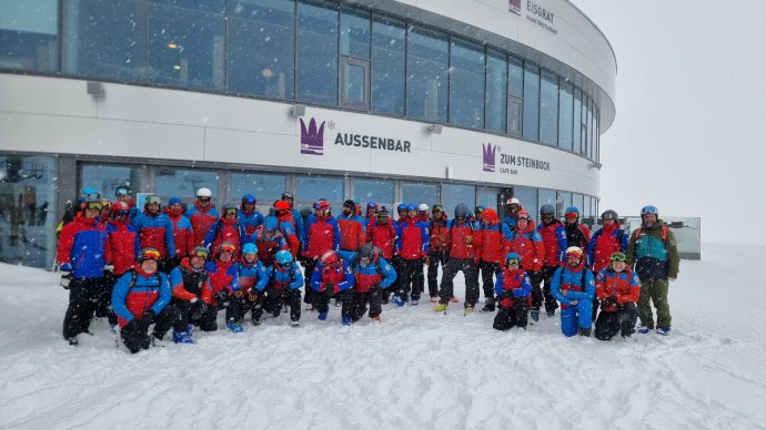 Záchranáři cvičili na ledovci Stubai.