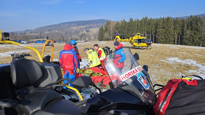 Krušné hory Bublava 5 zásahů za 2 hodiny