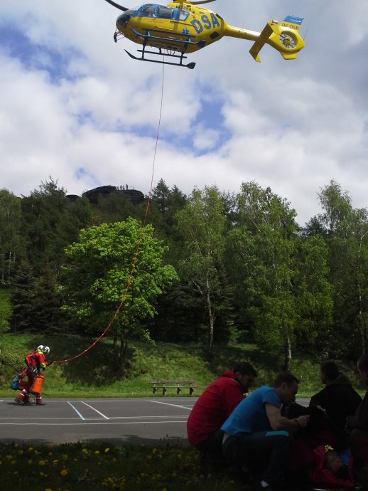 Další pád horolezce v Tisé