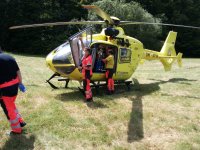 Pád horolezce v oblasti Rabštejnu