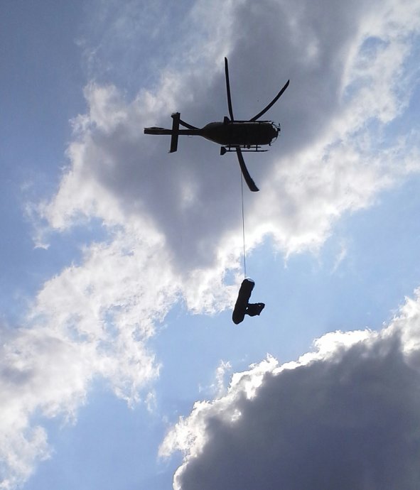 Zásah v údolí Bílé Opavy