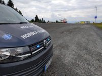 Vážný úraz cyklisty na Klínovci