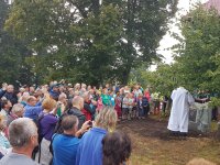 Odhalení památníku obětem hor