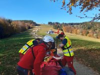 Pro turistku letěl vrtulník