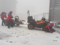 Záchrana pod vrcholem Sněžky