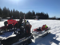 Úraz osmiletého lyžaře na Lipně