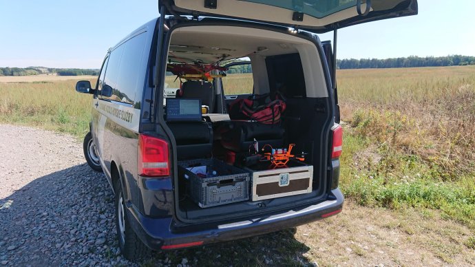 HS pátrala s pomocí dronů