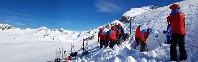 Kurz lavinových preventistů v Jižním Tyrolsku