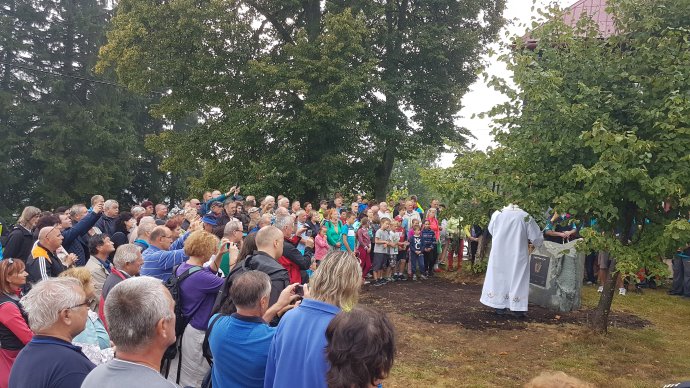 Odhalení památníku obětem hor