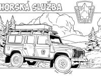 Omalovánky Horské služby pro malé návštěvníky hor