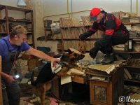 Cvičení psovodů v Jizerských horách