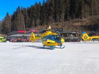 Srážka lyžařů v lyžařském areálu Sv. Petr