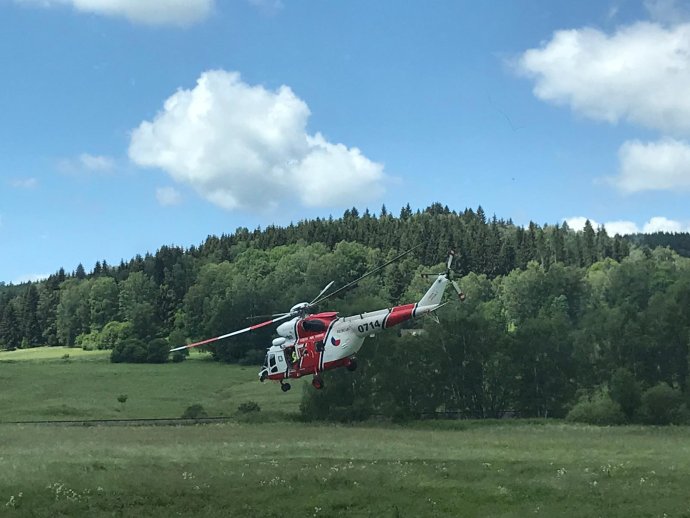 Těžce zraněný rakouský cyklista