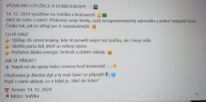 Otužilci se chystají na Sněžku?!?