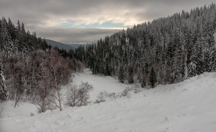 Veliká lavina sjela ve Velkém kotli