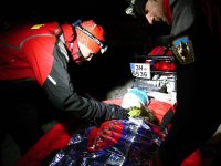 Noční cvičení IZS v Jizerských horách