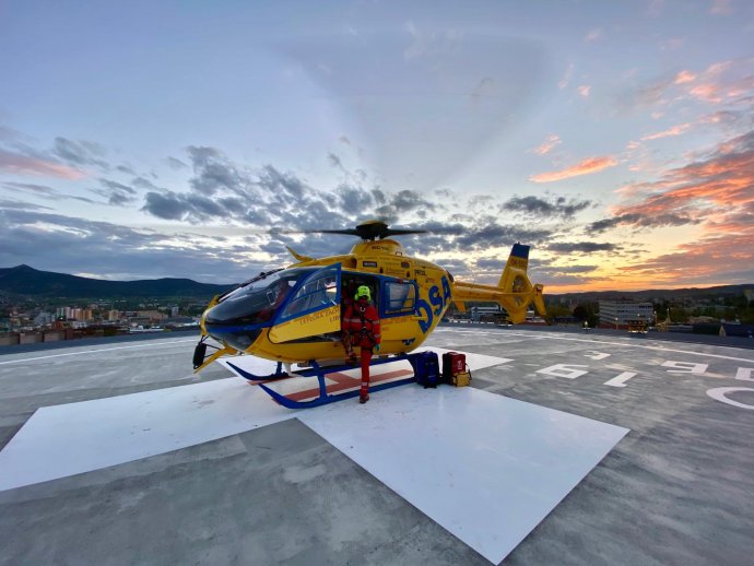 Dva zásahy leteckých záchranářů