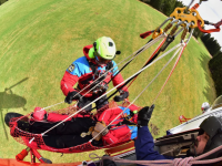 Horská služba cvičila s vrtulníkem Armády ČR W-3A SOKOL