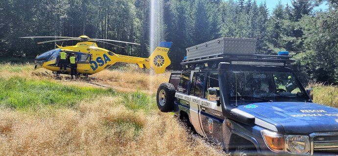 Smrtelná nehoda bikera v Krušných horách.