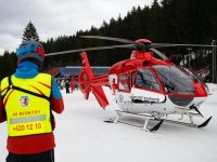 Záchranářské vrtulníky letěly pro děti