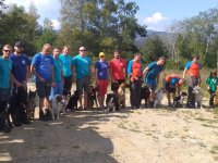 Kynologické cvičení na Šumavě