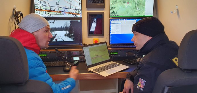 Součinnostní školení Horské služby Jeseníky a Policie ČR nad systémem Pátrač