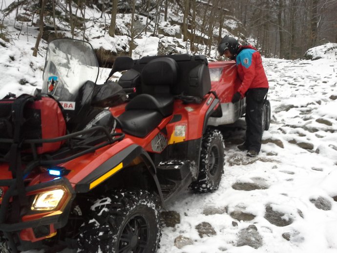 Zlomenina dolní končetiny Vodopády Velkého Štolpichu
