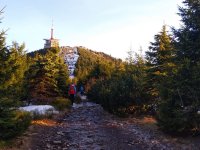 Vrtulník letěl na Lysou horu