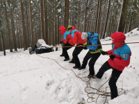 Dobrovolní členové HS cvičili na Šumavě
