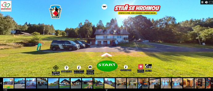 Virtuální prohlídka stanice Horské služby na Špičáku