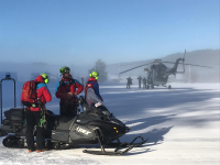 Na Lipně cvičili letečtí záchranáři HS