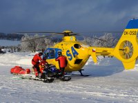 Lyžař v bezvědomí v Dolní Moravě