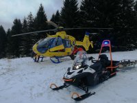 Úspěšná resuscitace lyžaře