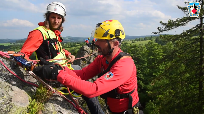 Letní část cvičitelských zkoušek Horských záchranářů