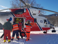 Pád ze střechy u Železné Rudy