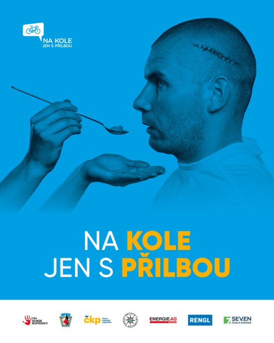 Spolupracujeme na projektu "Na kole jen s přilbou"